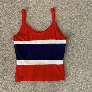 Red white and blue tank top